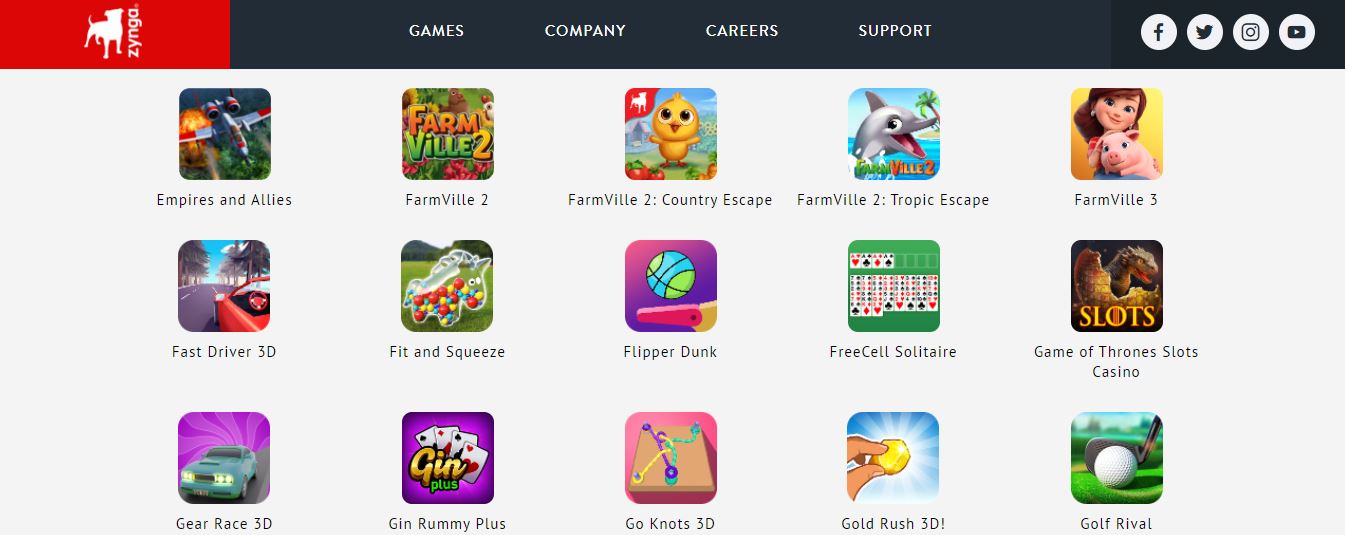 Zynga product / service