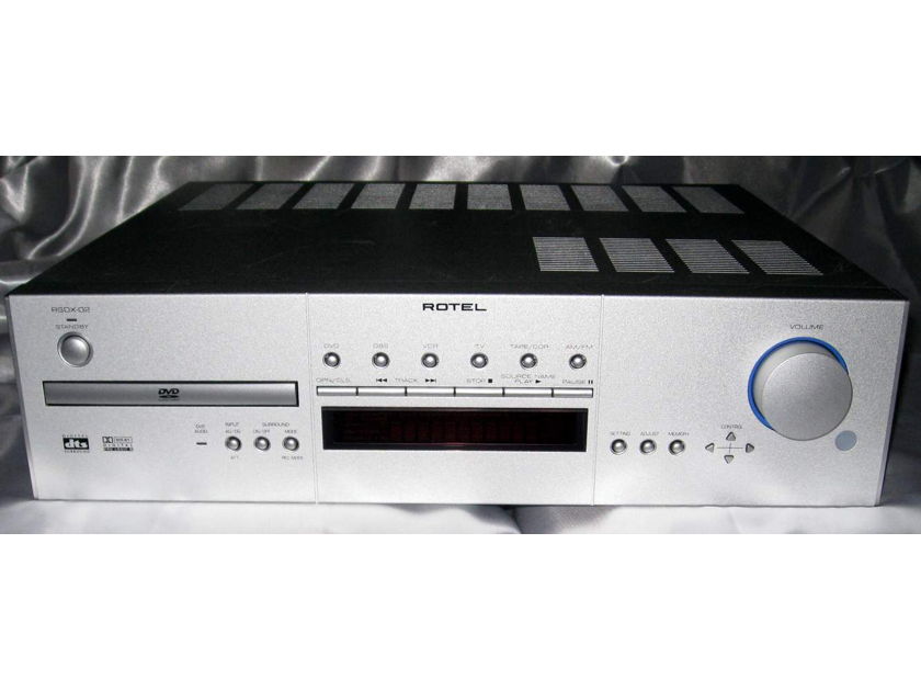 Rotel RSDX-02 DTS receiver with DVD player built in  and remote