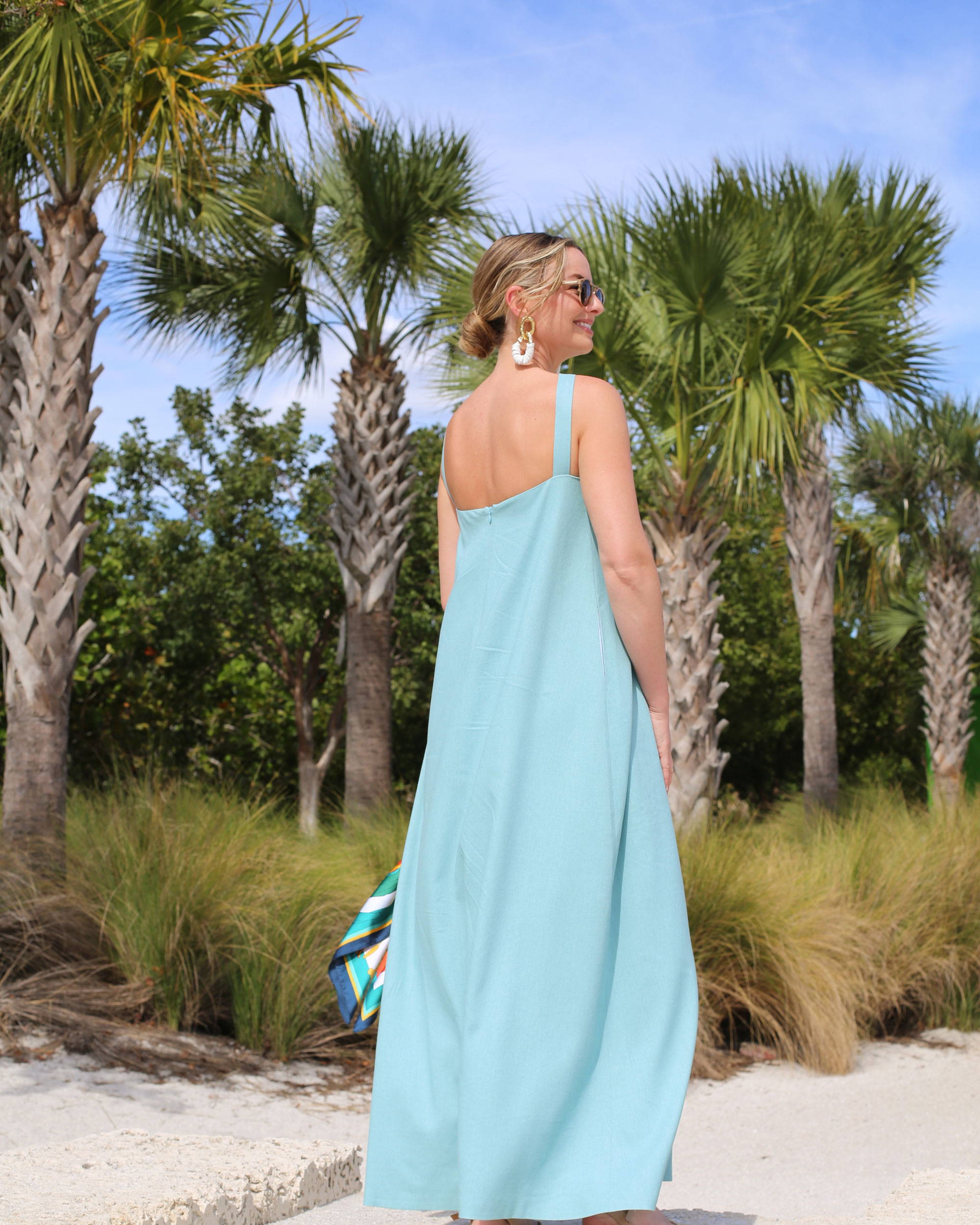 The Maddox Gown in Linen  Camilyn Beth