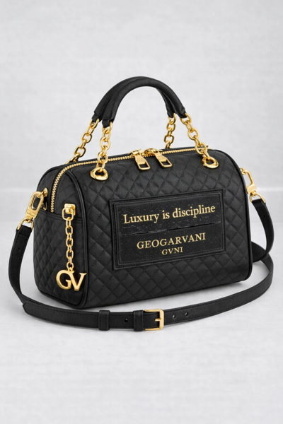 Geogarvani (GVNI) Quilted Boston Bag