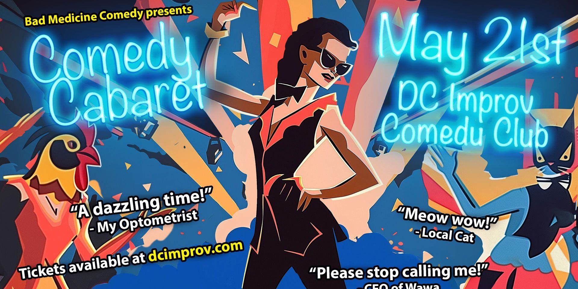 Bad Medicine's Comedy Cabaret promotional image