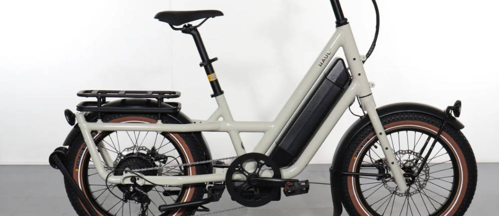 a Specialized Globe Haul ST electric compact cargo bike