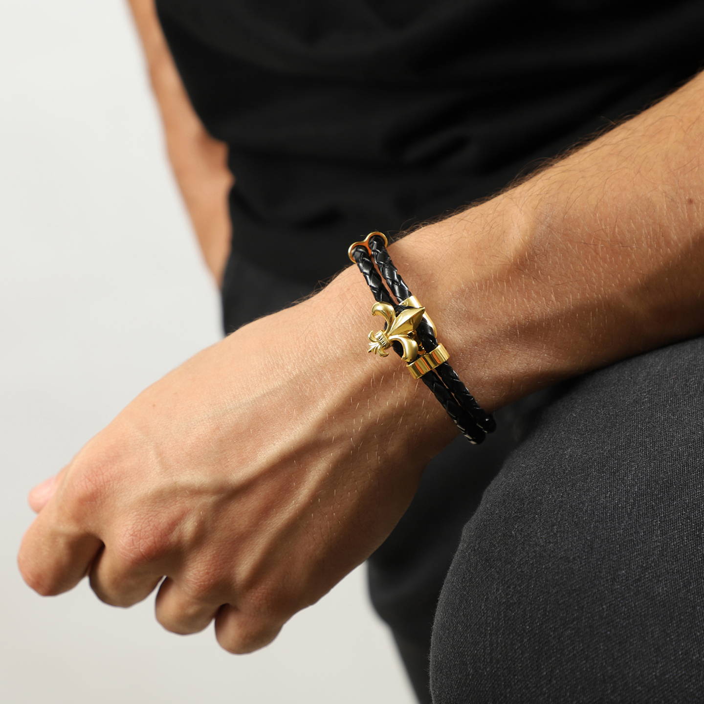Bracelet Homme Pierres Naturelles - Agate Noire, œil De Tigre, Hématite - Perles 8mm - Cadeau Anniversaire, Saint-Valentin