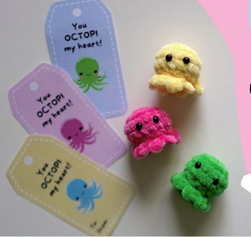 10 minuten baby-octopusvrij Amigurumi-patroon