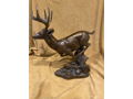 Vintage Whitetail Deer Sculpture Hightailing It by Terrell O'Brien (No Base)