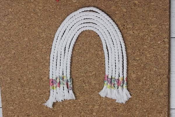 Macrame Rainbow Step 1