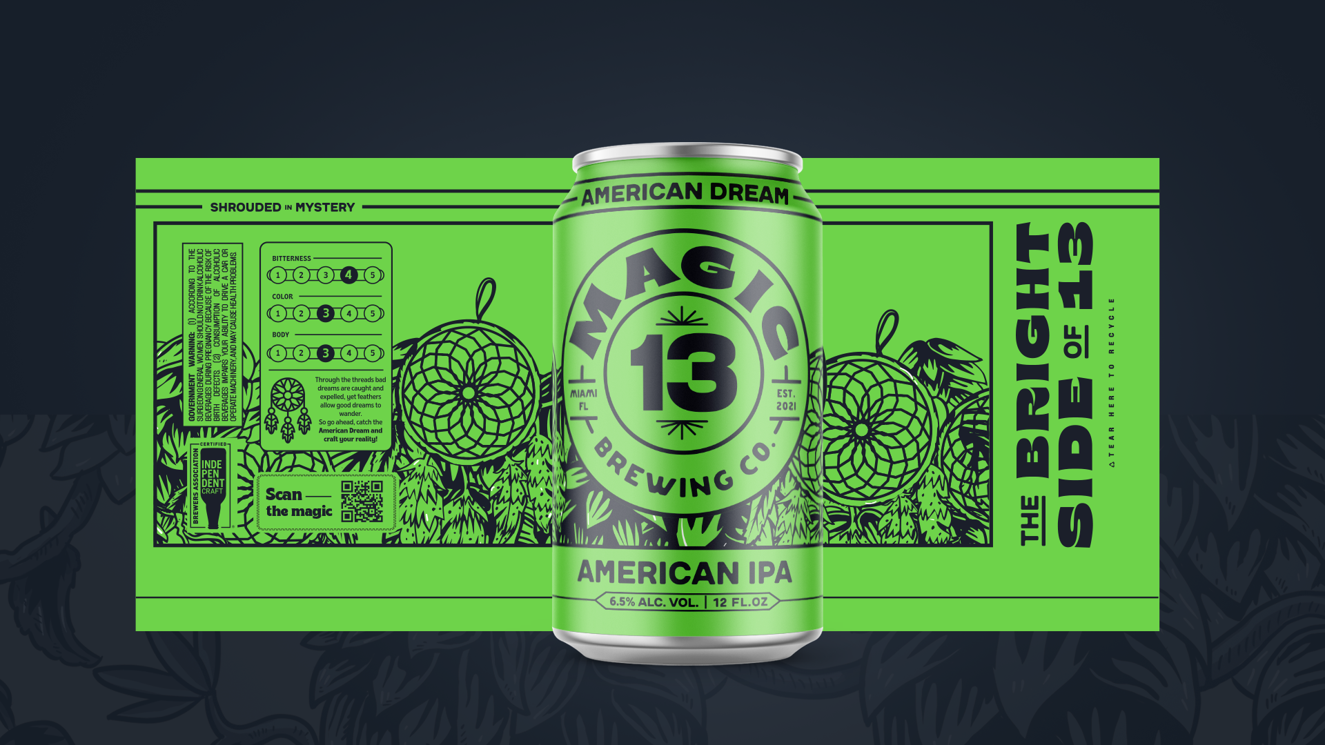 Magic 13 Brewery Branding And Packaging Design by Mellow & Banana