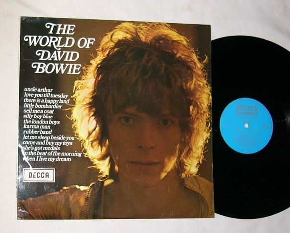 DAVID BOWIE LP-- - THE WORLD OF DAVID BOWIE-- mega rare...