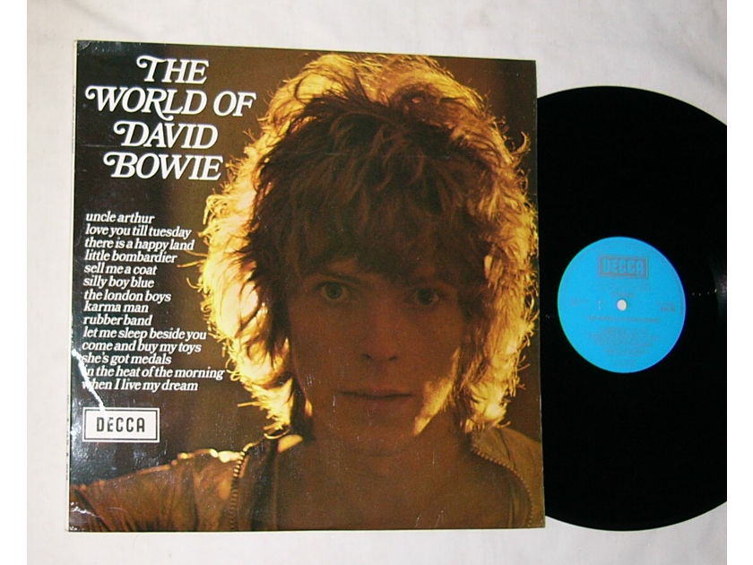 DAVID BOWIE LP-- - THE WORLD OF DAVID BOWIE-- mega rare 1970 album on DECCA ENGLAND