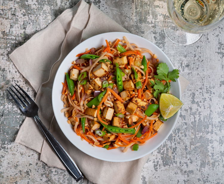 Photo of Vegetarian Pad Thai with Organic Tofu 