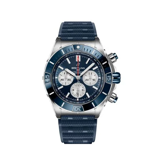 Super Chronomat B01 44 Stainless Steel / Blue / Rubber