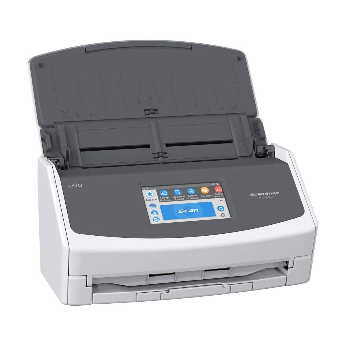 Fujitsu ScanSnap iX1500 vs Epson DS410 Document Scanner Slant