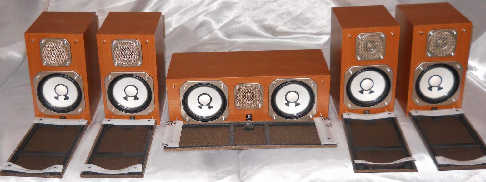 5 channel speaker system rare