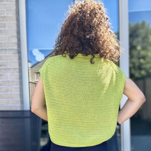 The Polo T-Shirt Crochet Pattern | Oversized, Drop-Shoulder Design (XS–5XL)