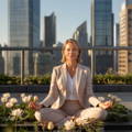 achtsamkeit im management work life balance frau karriere mentale gesundheit führungsrolle
