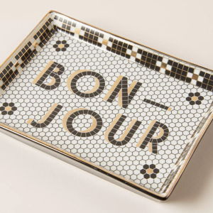 The Bistro Tile Stoneware Tray