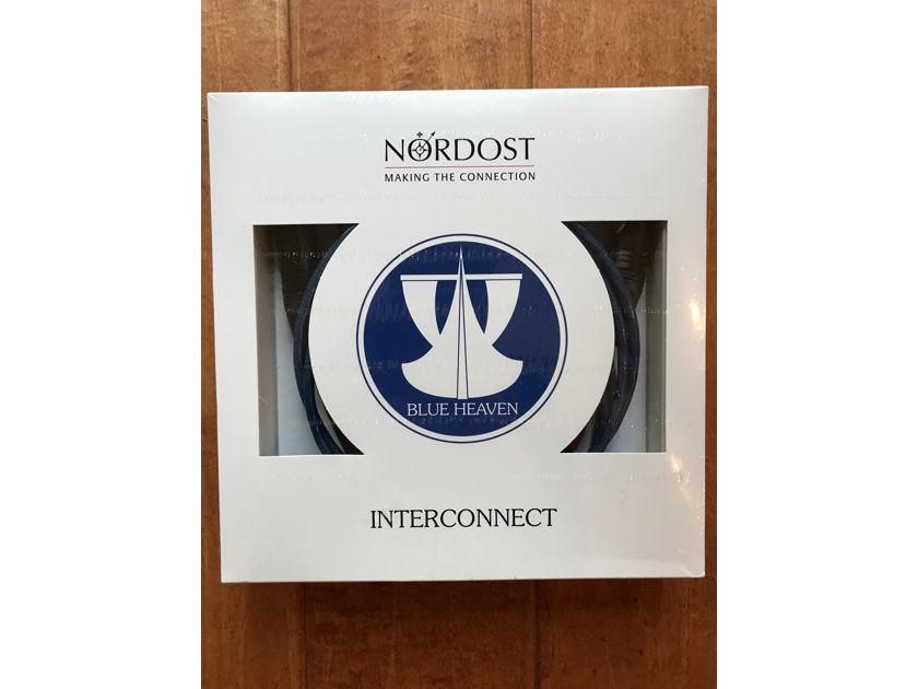 Nordost Blue Heaven Analog XLR Interconnects (1m) - NEW IN BOX!