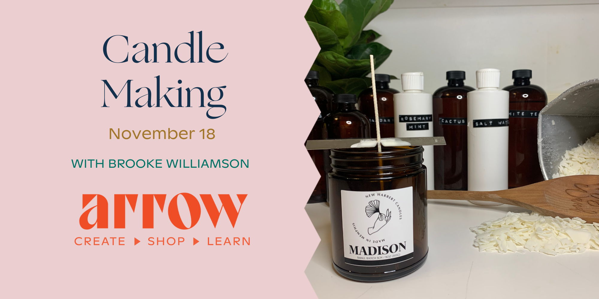Candle Making with Brooke Williamson promotional image
