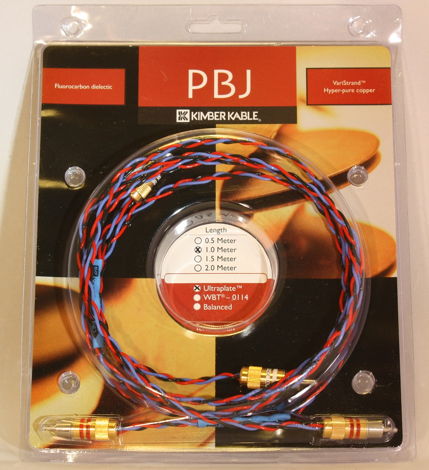 Kimber Kable PBJ    1m RCA Interconnects.