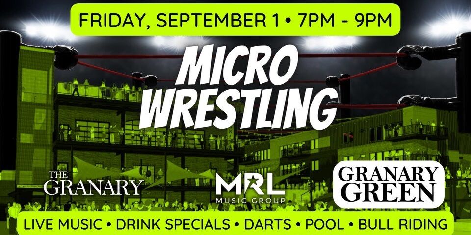 Micro Wrestling Federation Returns to Ralston, NE! promotional image