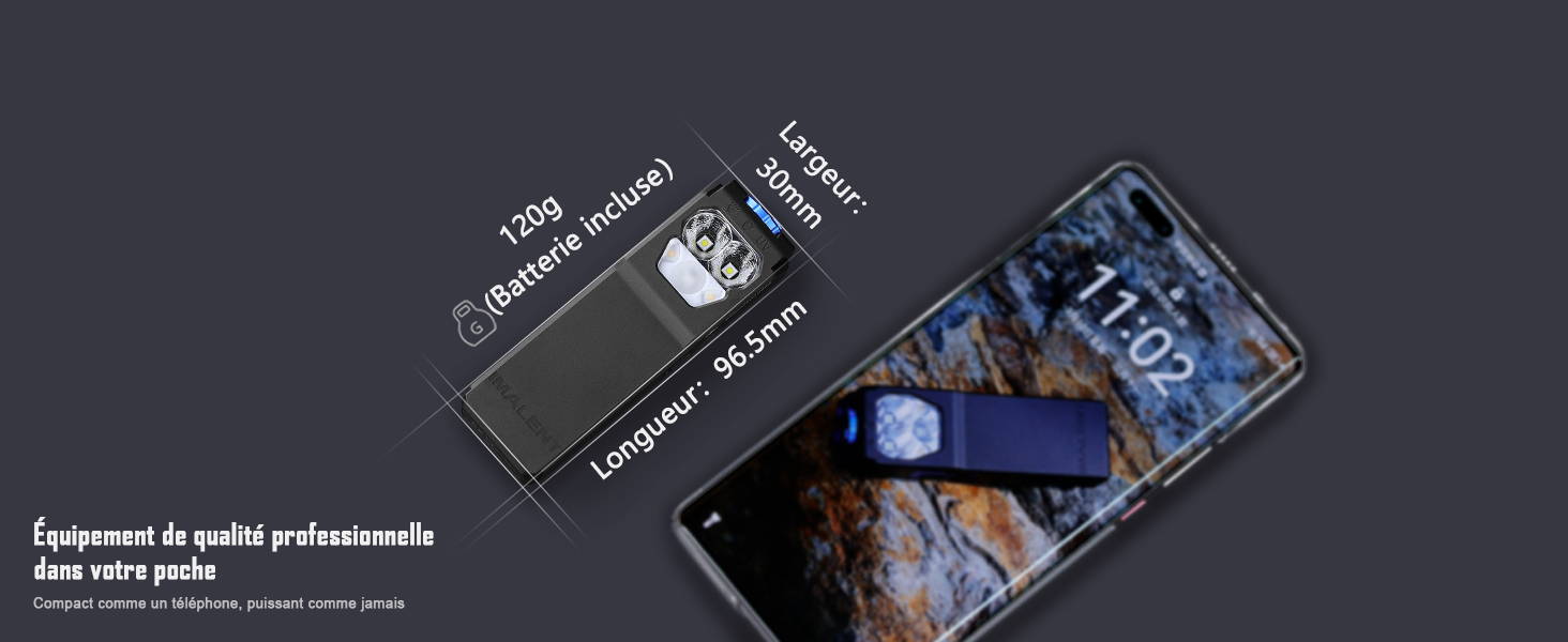 IMALENT LD35 Lampe de poche rechargeable EDC