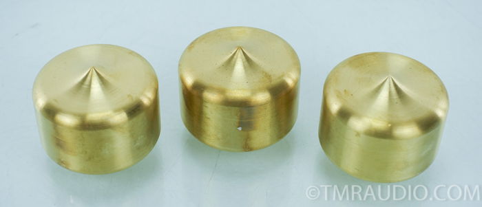 Mapleshade Triplepoints Brass Footers (Set of Three); L...