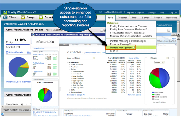 Exporting Data from Fidelity WealthCentral