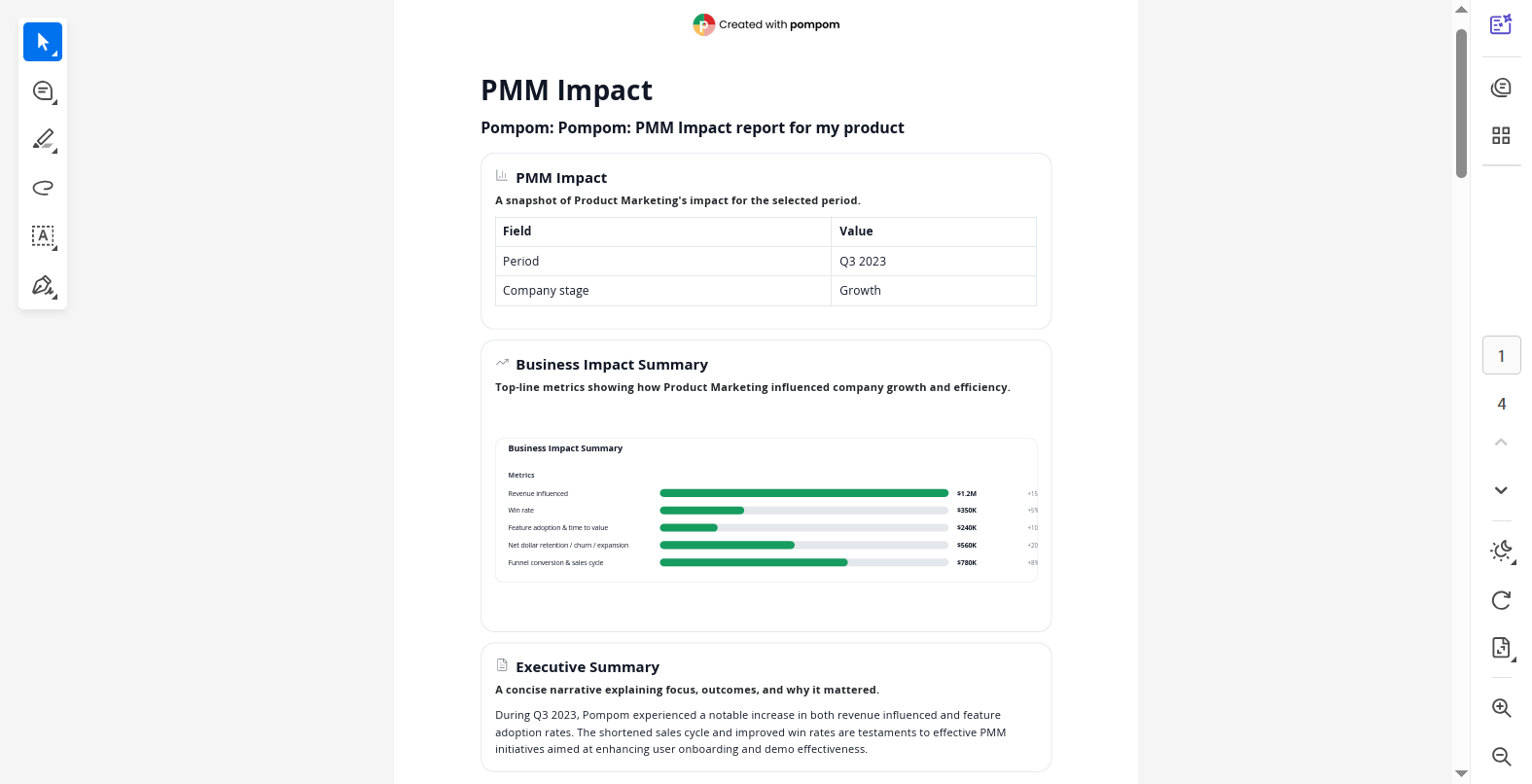 Export in Any Format - PDF Example