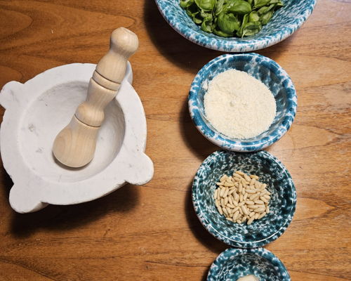 Cooking classes La Spezia: Pesto al mortaio: savor the Ligurian tradition