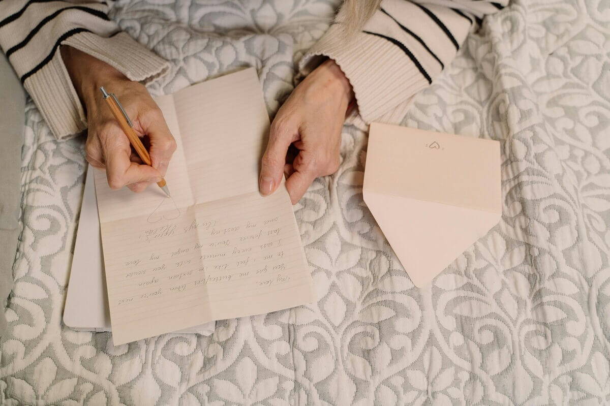 Liebesbrief von Hand schreiben