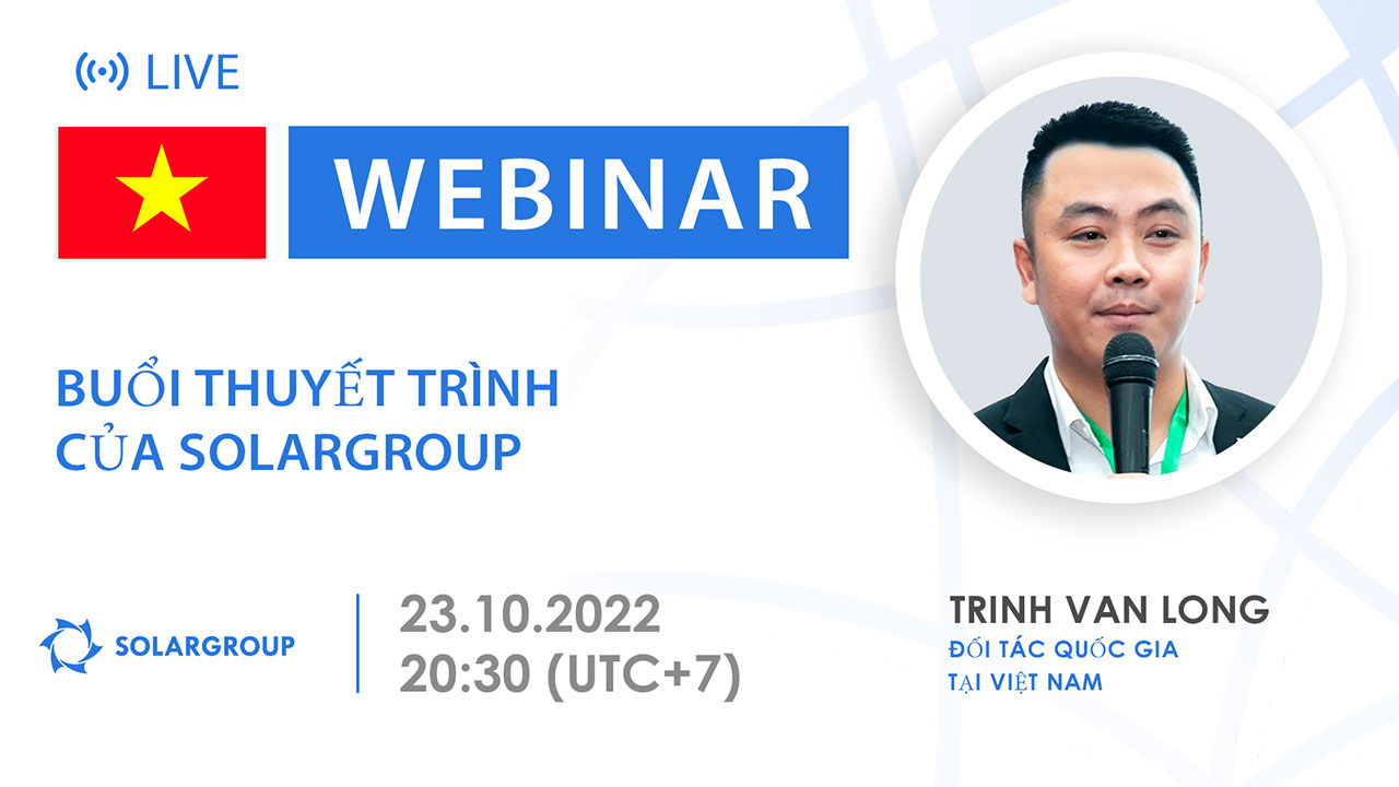 Vietnam. Buổi thuyết trình công ty tài chính quốc tế SOLARGROUP