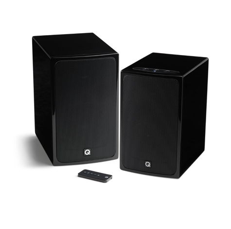 Q Acoustics  BT3 Wireless HiFi Speakers  Bookshelves Bl...