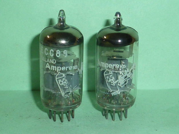 Amperex 6DJ8 ECC88 Bugle Boy Tubes