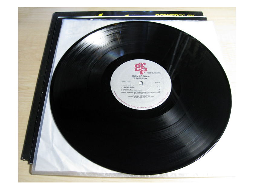 Billy Cobham - Powerplay - 1986 Allied Pressing - Translucent Vinyl GRP GRP-A-1027
