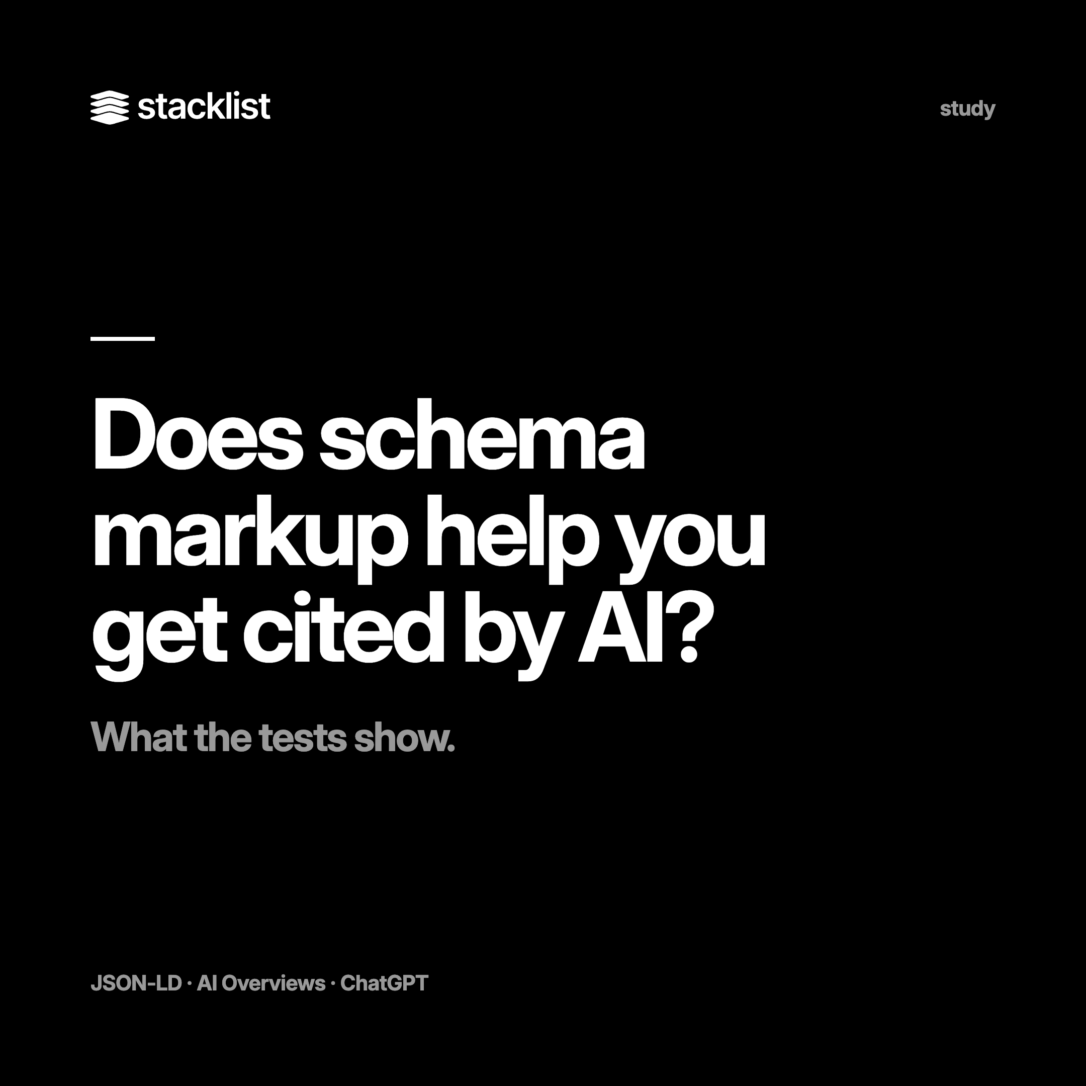 Does schema markup help you get cited by AI?