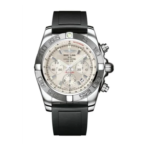 Chronomat 44 Stainless Steel / Silver / Rubber