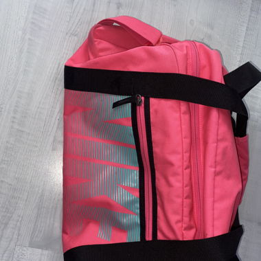 Nike Sporttasche pink fluo und türkis