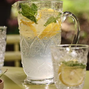 The Bombay Handblown Glass Pitcher