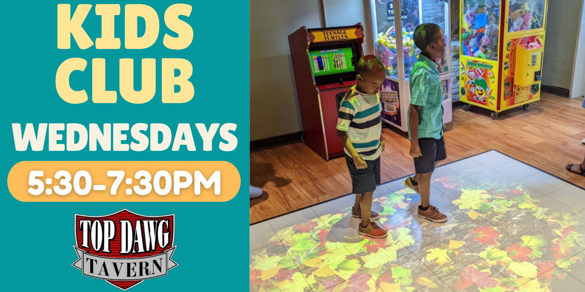 Kids Club at Top Dawg Tavern! promotional image