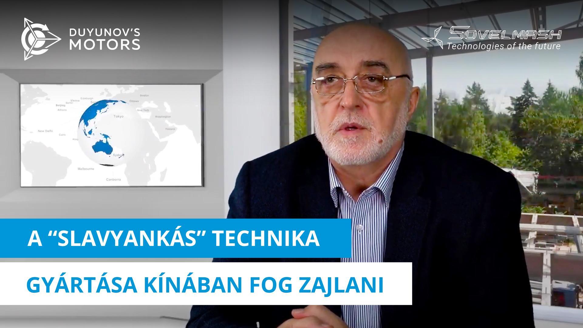 A „Slavyankás" technika gyártása Kínában fog zajlani.