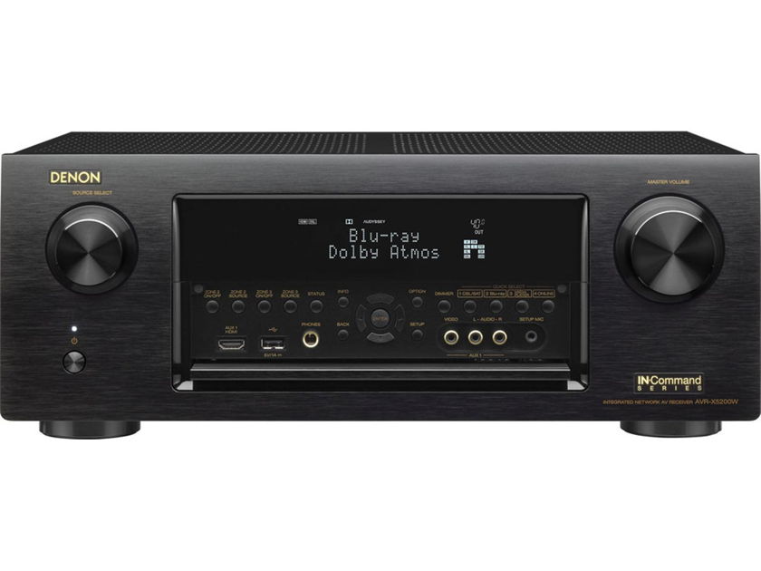 Denon  AVR-X5200W  9.2 ch  receiver with Wi-Fi®, Bluetooth®, and Apple AirPlay®