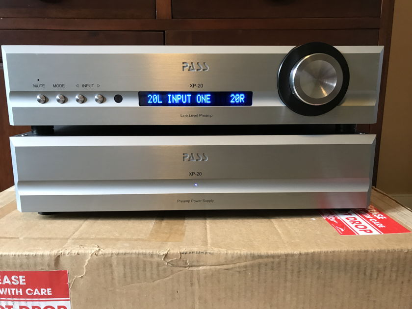 Pass Labs XP-20 Preamp, two chassis