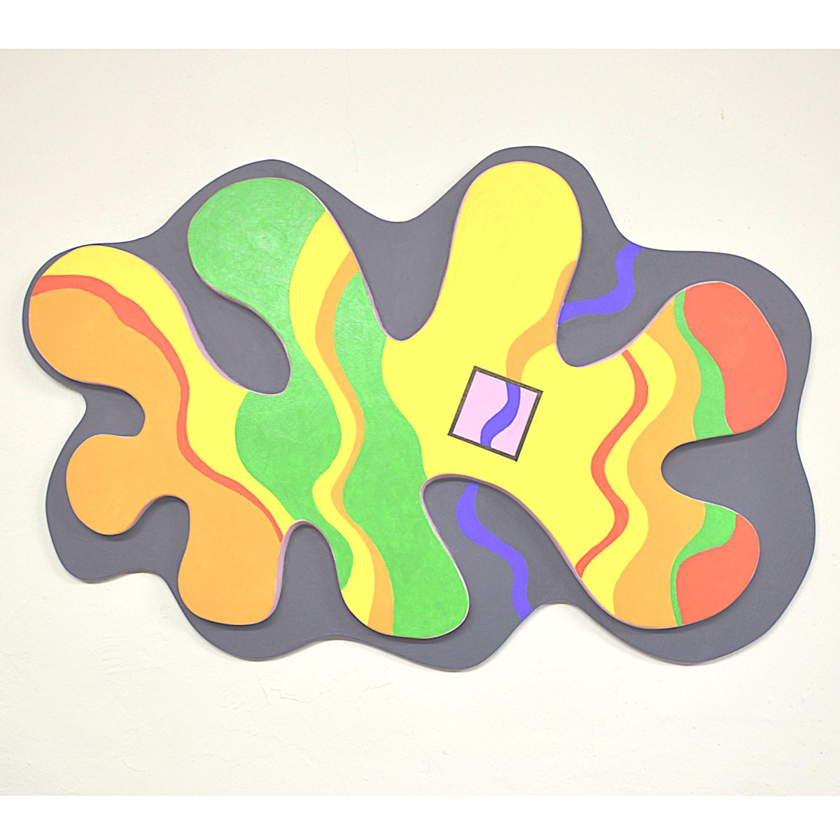 The Tiger never follows the Square - Interactive art - Abstract painting with augmented reality by Walter Perdan