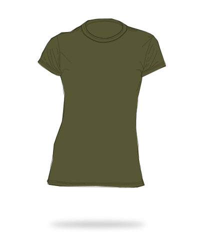 Military green 100% cotton round neck shirts sj clothing manila philippines