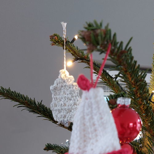 Christmas hat ornament for the Christmas tree