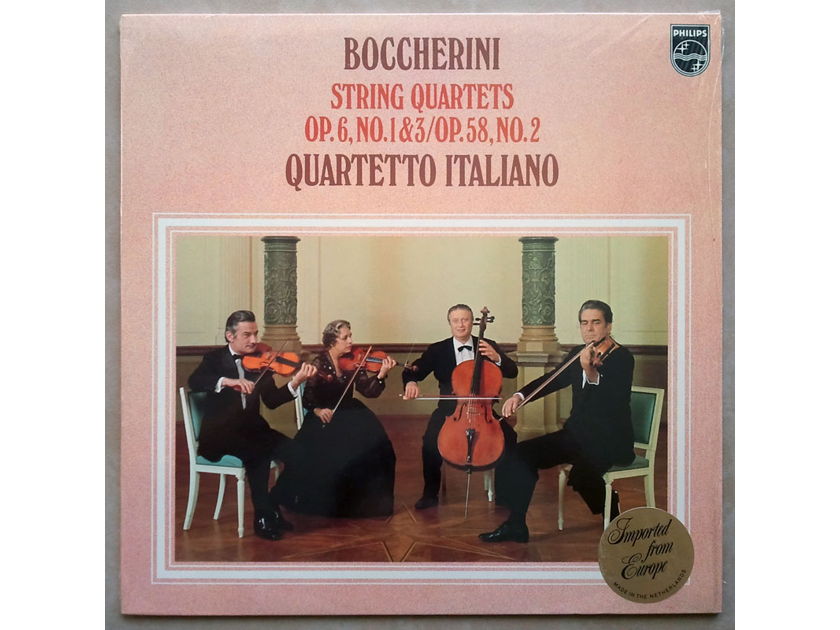 Philips/Quartetto Italiano/Boccherini - String Quartets Op.6 Nos. 1 & 3, Op. 58 No. 2 / NM
