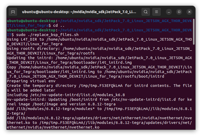Include custom BSP files