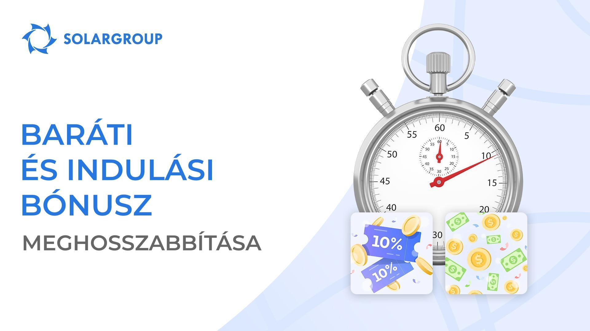 Az induláshoz és a barátságért: meghosszabbítjuk a népszerű júliusi bónuszokat