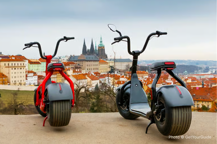 Prague: Fat Tire E-Scooter Guided Tour - photo 2