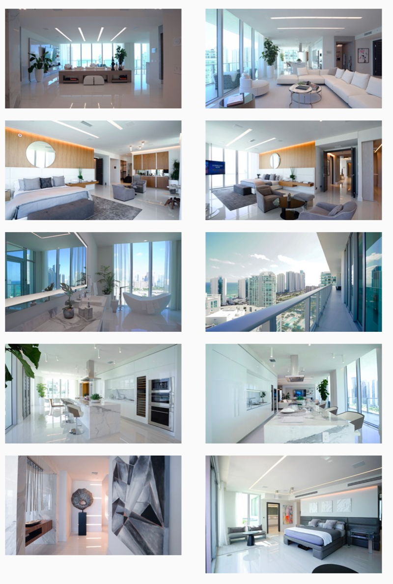 The Largest Duplex Penthouse In Sunny Isles Fl At Parque Towers For